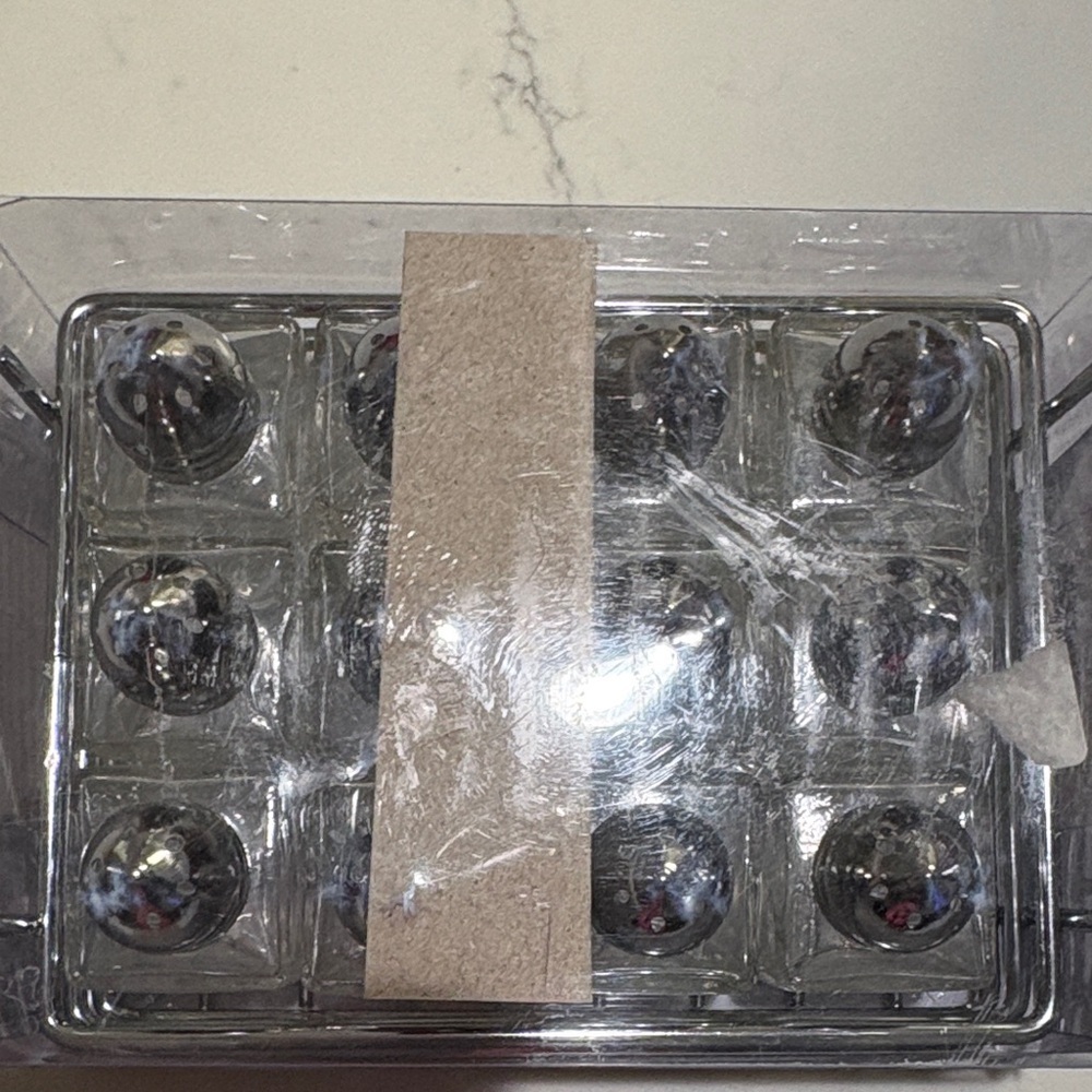 RSVP Silver Square -Shaped Shakers Set - Picture 5 of 6